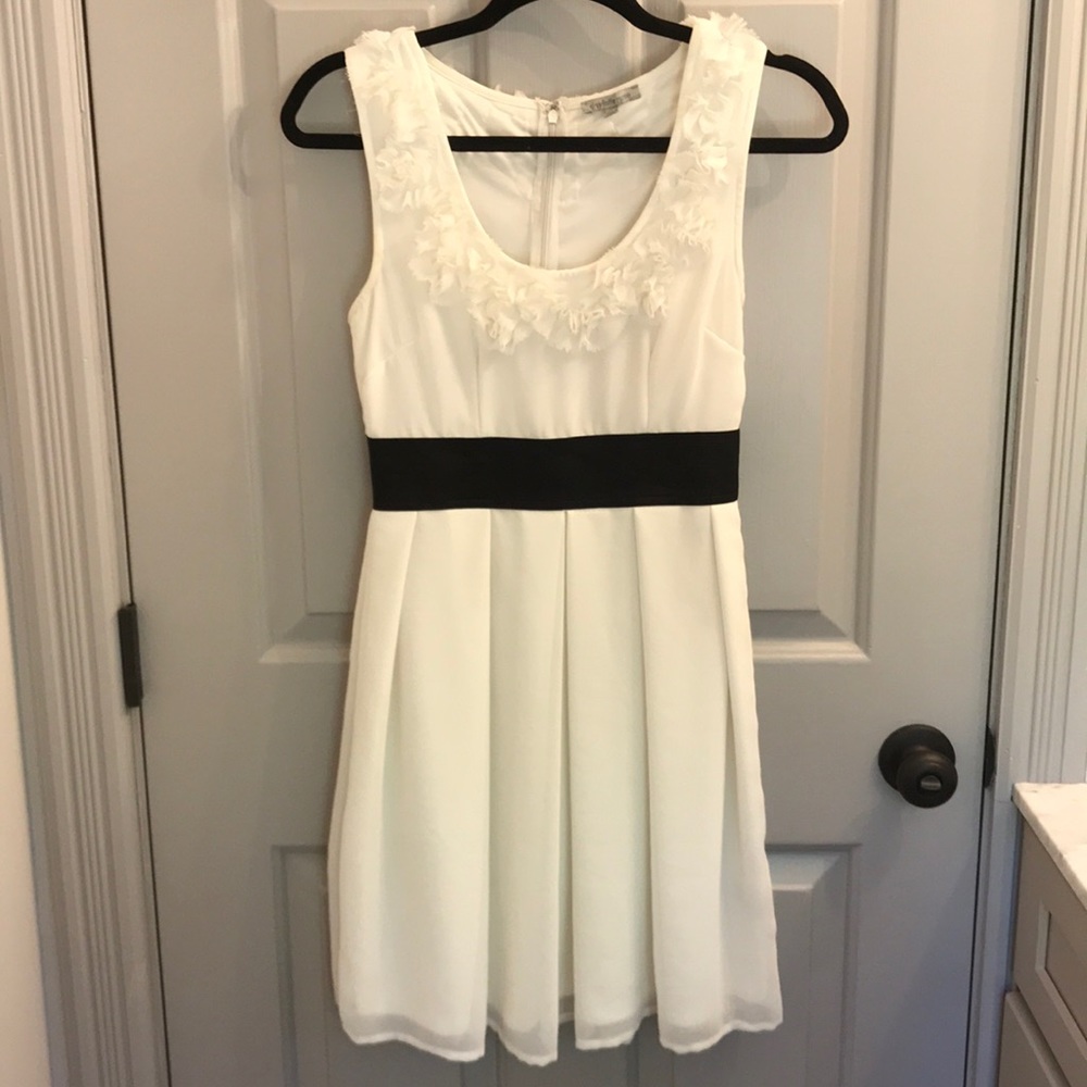 Black and white dress